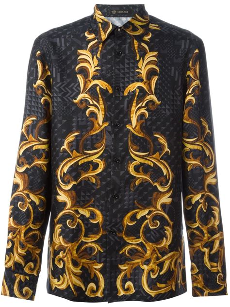 chemise versace homme 2023|Chemises de luxe homme .